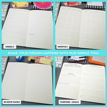 Load image into Gallery viewer, kelkaa Planner - Undated (Teal Green)